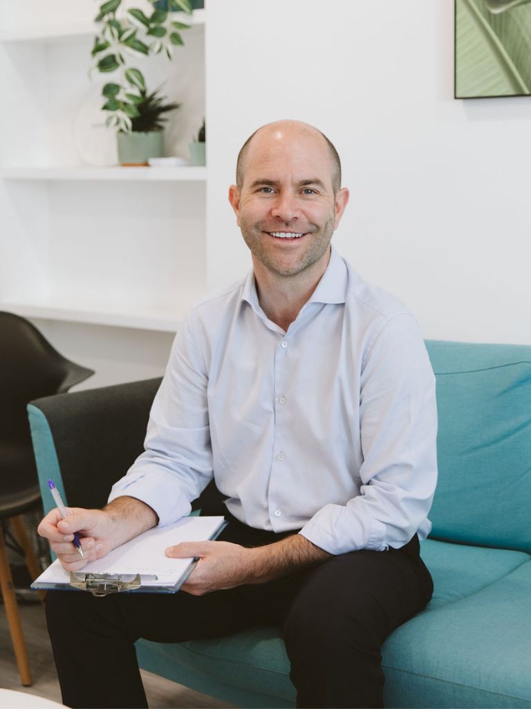 Dr. James Hurley, Clinical Psychologist at Vivamus Dubai UAE in office